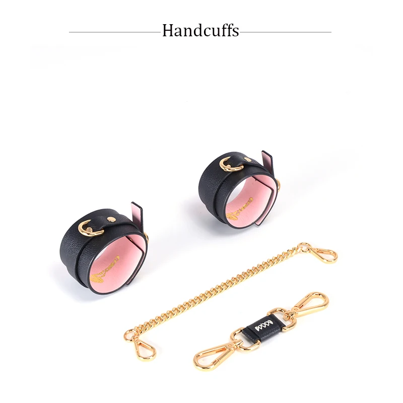 Набор для БДСМ игр из натуральной кожи| |