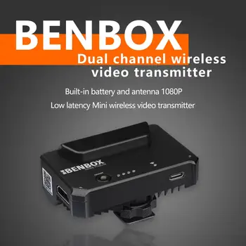 

Benbox Wireless 2.4G/5G 1080P Mini HDMI Transmission Device Video Image Transmitter For DSLR/IOS iPhone/iPad /Android Phone