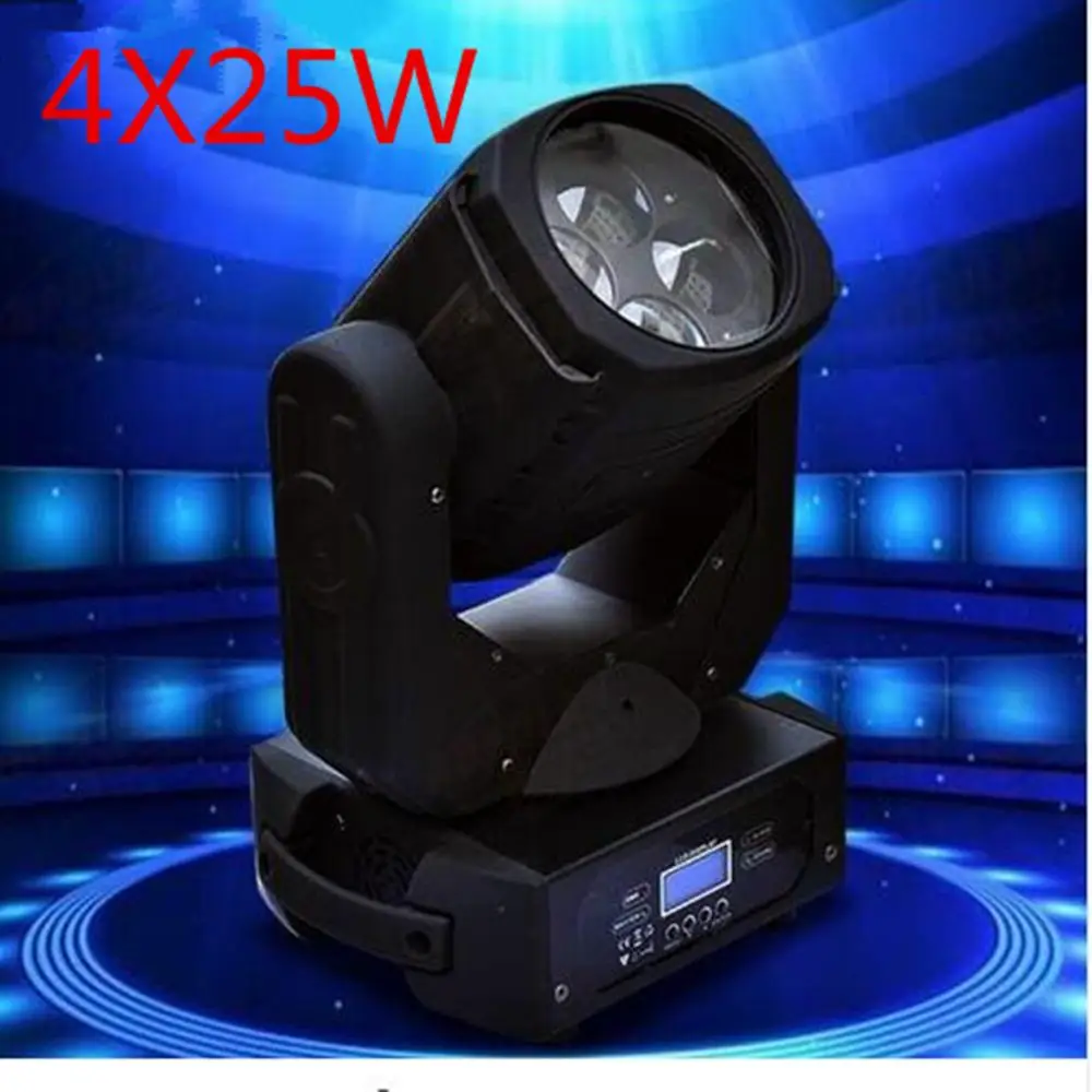 

LED Super Beam 4x25W LED moving head beam light for Bar effect led stage lighting