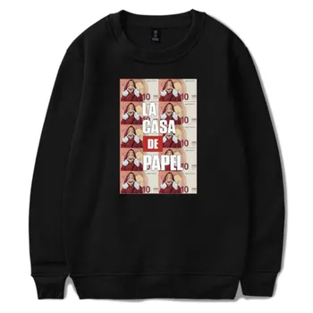 

Money Heist The House Of Paper La Casa De Papel Women Hoodeds Funny Tv Series Print Hoodie Men's Clothing Autumn Sweatshirts Top