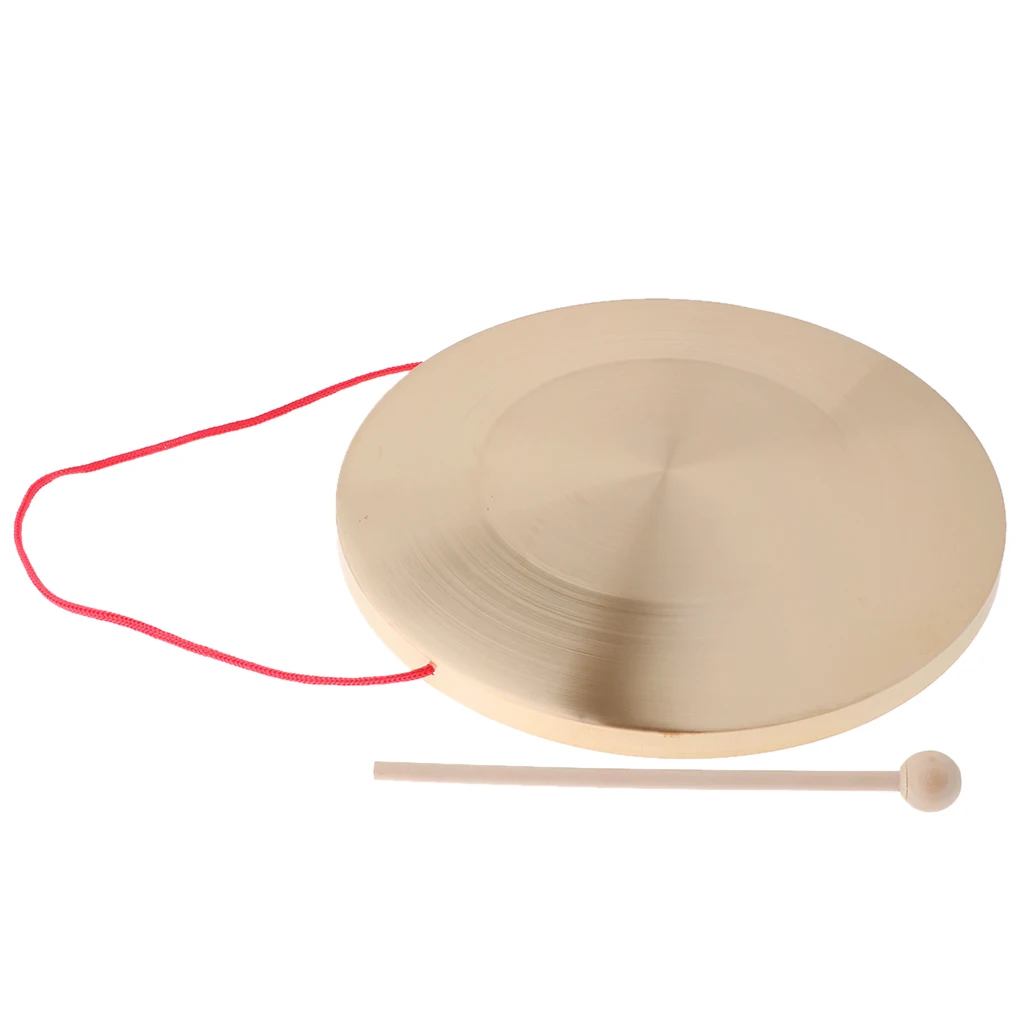 Hand Gong Chapel Copper Cymbals Percussion Opera Gong for Kids Children Toys (30cm)