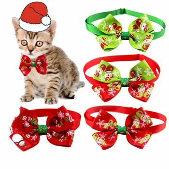

Happy New Year Navidad 2020 Christmas Decor Cat Dog Collar Bow Tie Christmas Ornaments Xmas Gift Kerst Decoratie Weihnachten