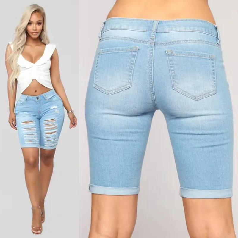 Лето Европа и Америка EBay AliExpress Wish платформа женские брюки онлайн знаменитости студентов прямой крой Shor