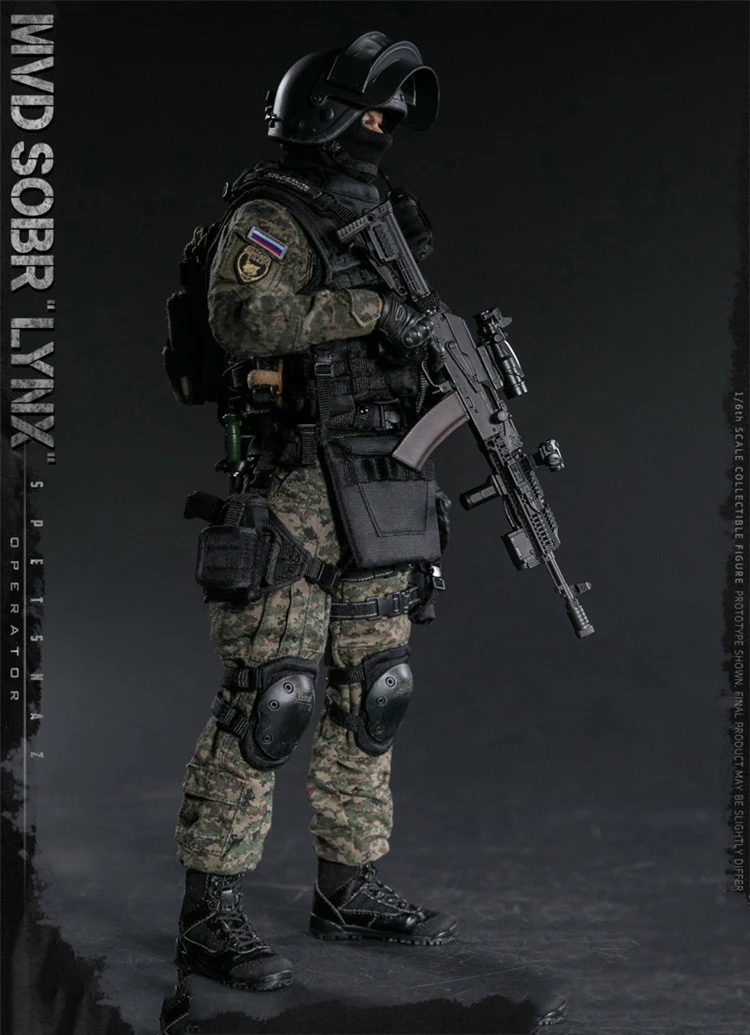 Коллекционная 1/6 шкала полный набор Мужская игровая фигурка военного 78058 русский спецназ MVD SOBR LYNX для фанатов коллекция подарки