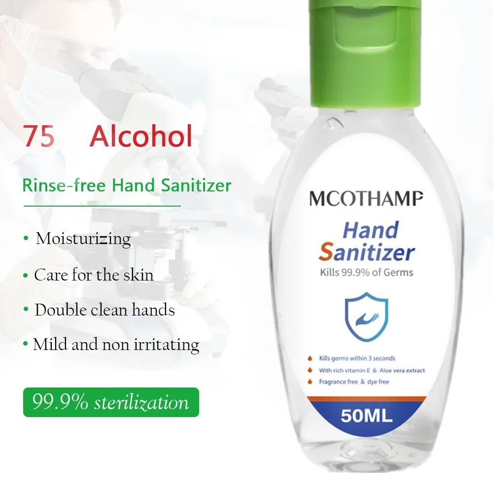 

20 pcs 50 ML Portable No-wash Hand Sanitizer Quick-drying Press Hand Sanitizer Soothing Gel In Stock