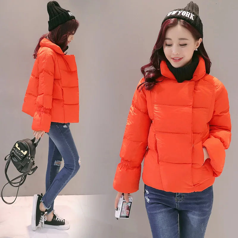 

Cotton-padded Clothes Women's Short Korean-style Versatile CHIC down Jacket Cotton-padded Clothes down Coat 2018 New Style Ulzza