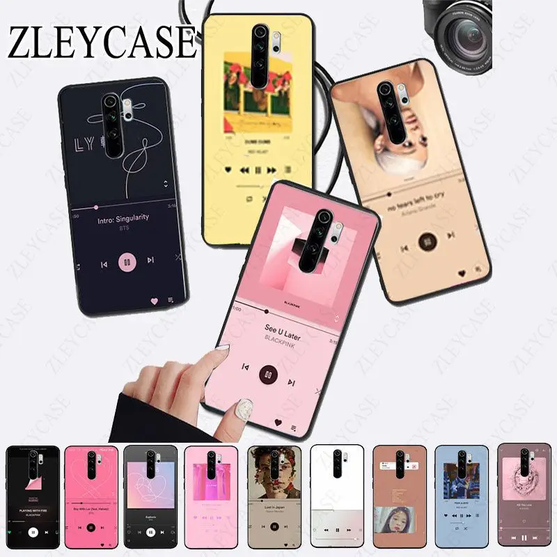 Розовый плеер эстетическое рисунок чехол для телефона redmi note8pro note7 note5 note6pro 7 7A 8 8A
