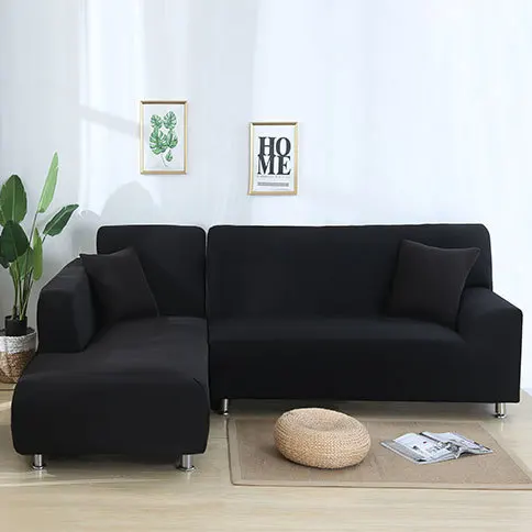 Угловой чехол для дивана, Одноцветный эластичный чехол для дивана, современный L образный чехол для дивана SA58008 - Цвет: 5