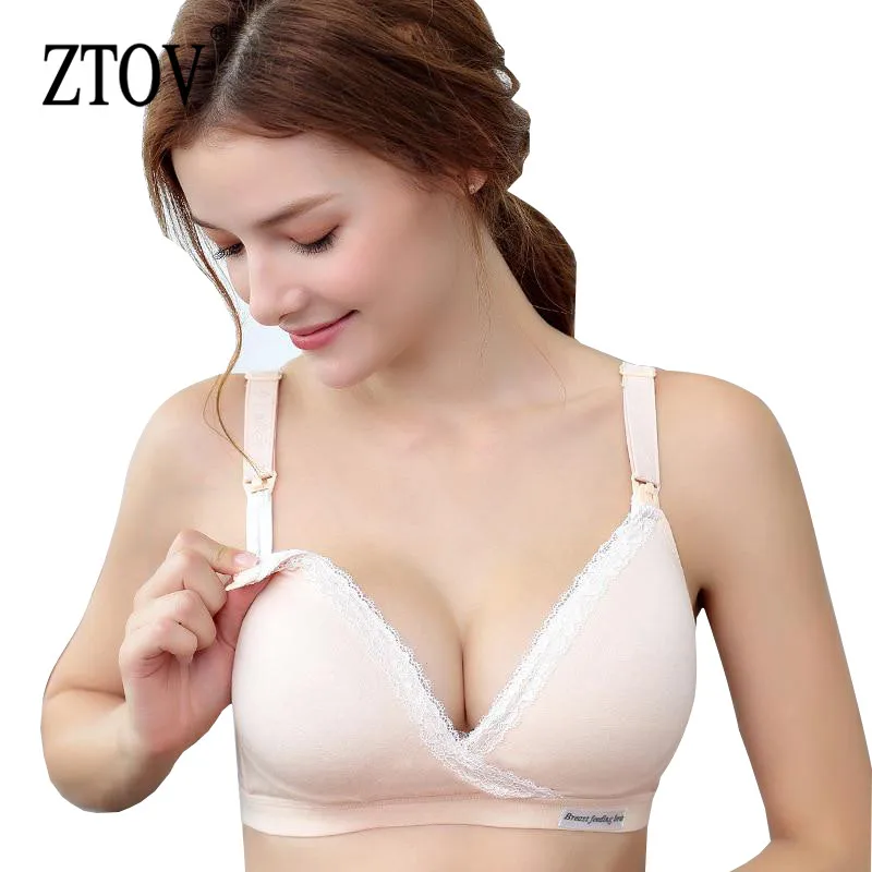 

ZTOV Pregnancy Bra Maternity Nursing Bras for Breastfeeding Pregnant Women Feeding Underwear 42 44D
