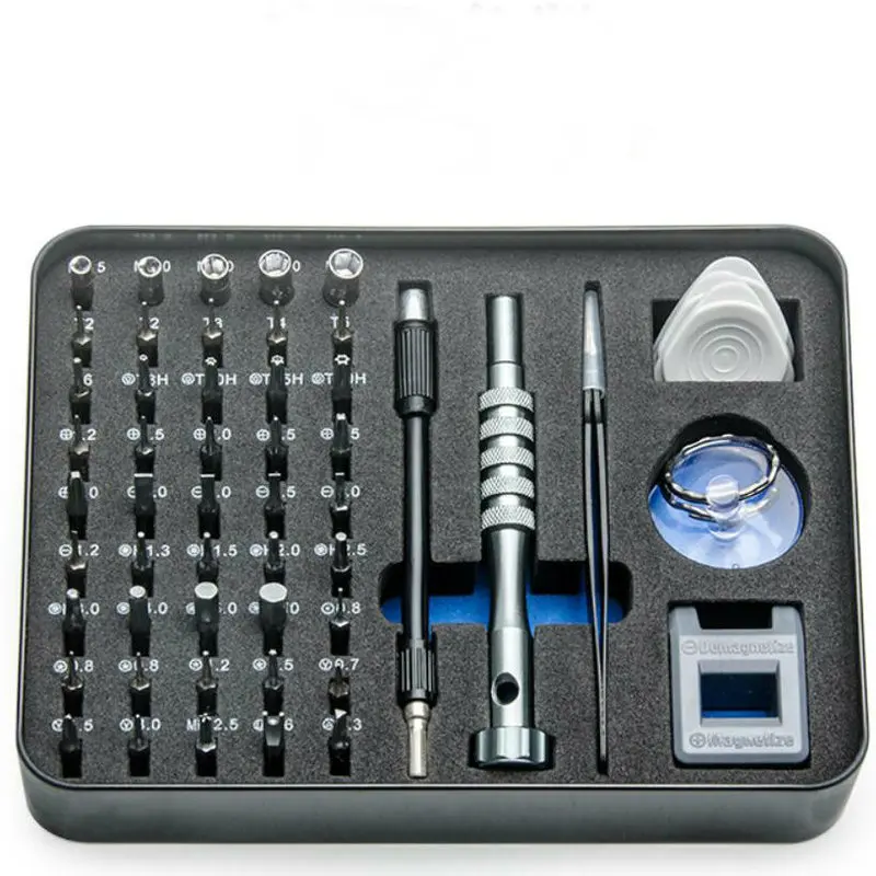 

55 in 1 Slotted Phillips Combination screwdriver Repair tool set For Huawei Xiaomi Apple cell phone screwdriver bit set