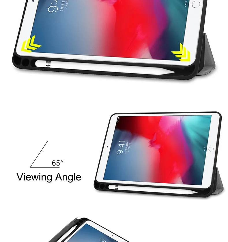 Для Apple Ipad Mini 4 5 кожаный мягкий чехол с принтом для Samsung Galaxy чехол ультра тонкий умный флип чехол противоударный против падения пылезащитный чехол