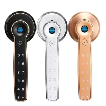 

3 Colors Electronic Smart Door Fingerprint Lock Touch Digital Password Key Electric Lock Home Office Security Access Control