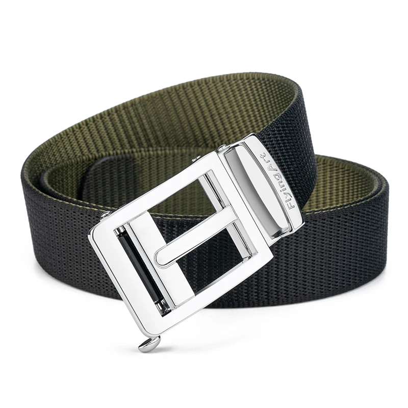 2021 NEW men's 34MM Toothless Automatic Buckle Belt Simple Fashion Quick Release Men's Metal Fip Top belt tushi new tactical belt metal automatic buckle quick release belt alloy casual tooling training belt men s trousers outdoor belt