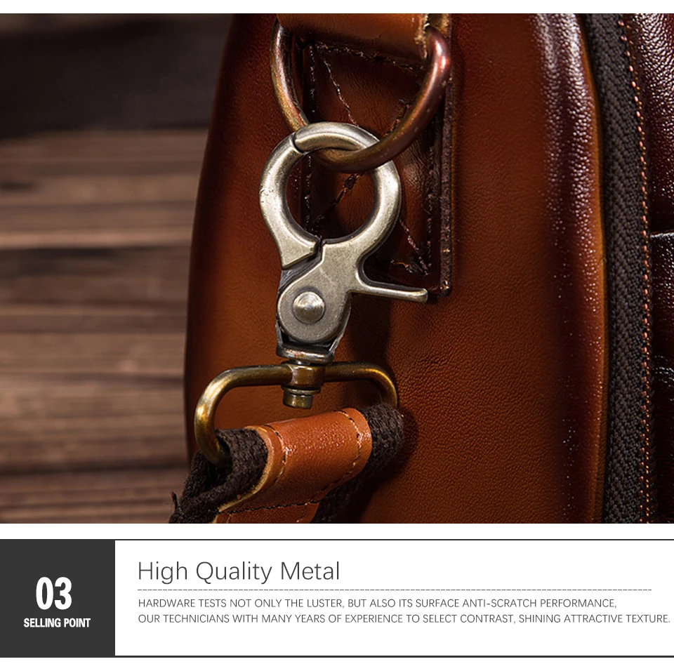 Messenger Plus Organizer Leather Bag