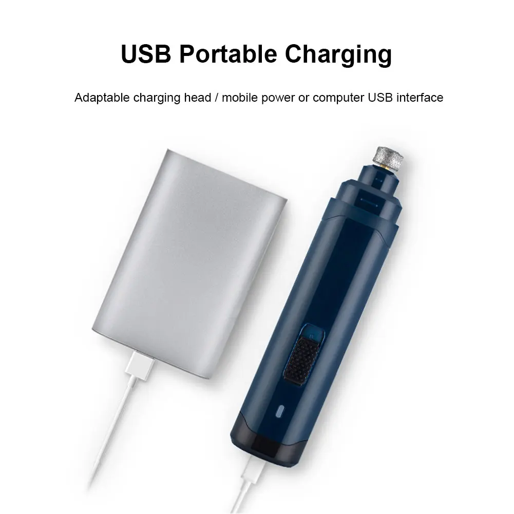 Usb зарядка портативный подравнивание Регулируемый безболезненный Уход Инструмент лапы Резак Электрический низкий уровень шума Pet ногтей Шлифовальные станки