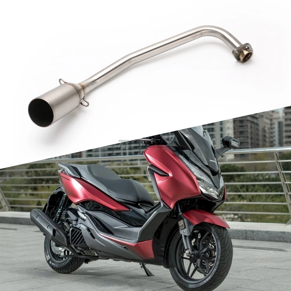 Выхлопная труба мотоцикла для Honda PCX125 PCX150 2012- Передняя средняя Соединительная труба мотоцикла глушитель мотоцикла Соединительная труба