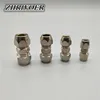 Compression Ferrule Tube Fitting 4 6 8 10 12 14 16mm Brass Pipe Double Card Set Copper Joints Tubing Nut Lock Double Straight ► Photo 3/6