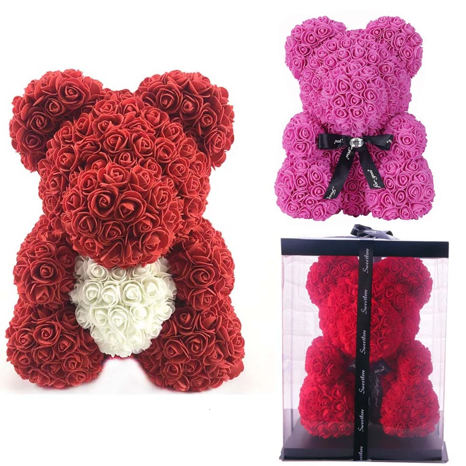 rose teddy bear aliexpress