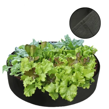 

Felt Planting Bag Indoor And Outdoor Vegetable Garden Nursery Bag Round Planting Bucket Non-woven Garden Hot