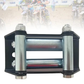 

Manual ATV Offroad Rope Guide Wear Resistant Fairlead Roller Auto Winches Replacement Universal Recovery Easy Install Durable