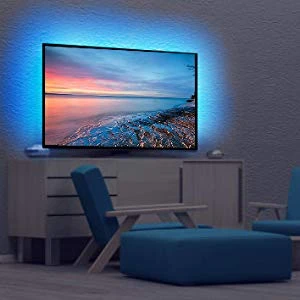 Binval Светодиодные ленты огни ТВ светодиодный подсветкой RGB Светодиодные ленты питаемые через USB порт для ТВ зеркальная поликарбонатная/приложение Управление синхронизироваться с музыкой антивозрастным свойствам