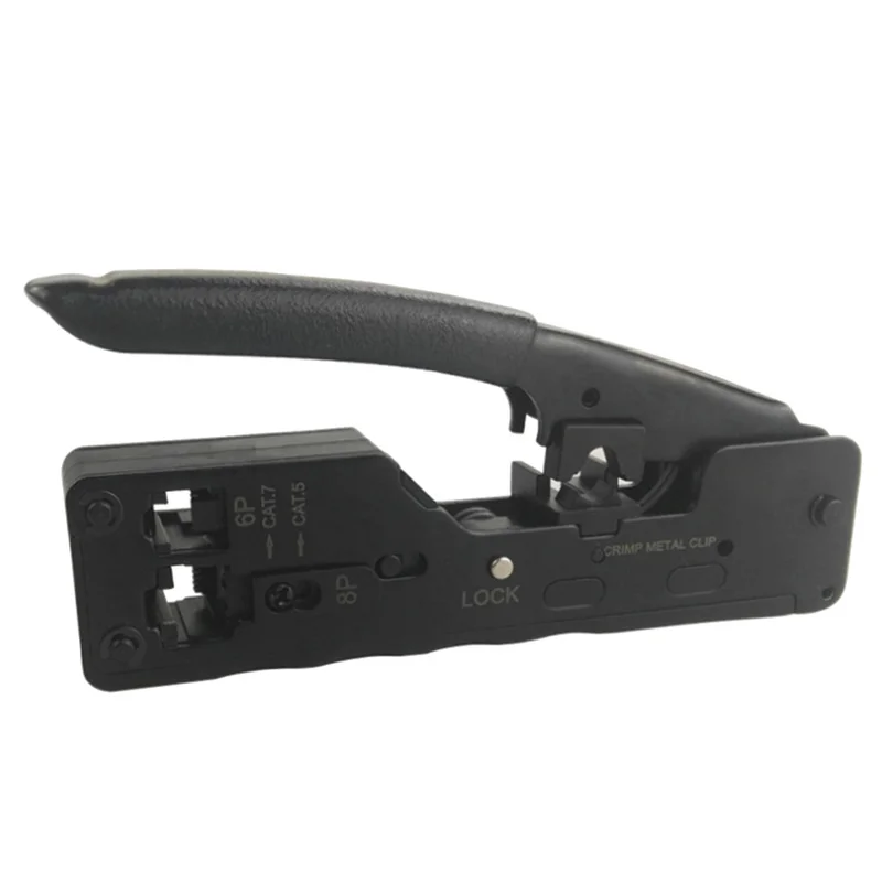 Сетевой инструмент RJ45 Телеком обжимной щипцы для RJ45 Cat7 Cat6a Cat6 Cat5 RJ11 RJ12 Модульные вилки металлические плоскогубцы инструменты