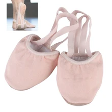 1 пара, женские танцевальные тренировочные фитнес однотонные полуноски на стопу, подарок, мягкие вязаные художественные аксессуары, ритмичные Бальные балетки, гимнастика