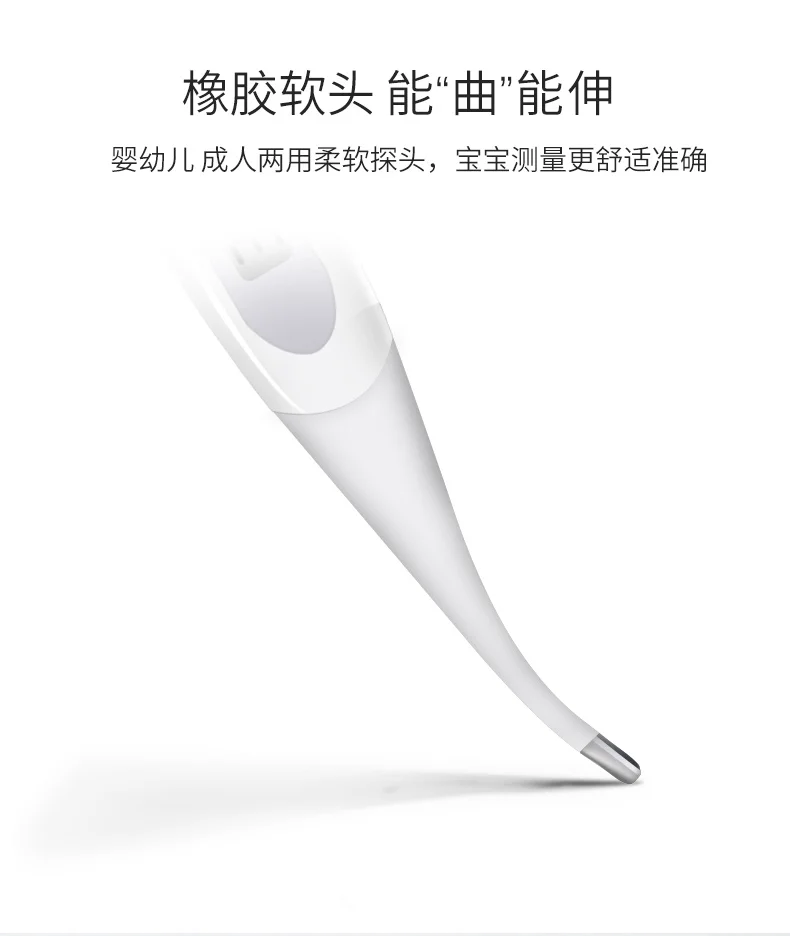 Youpin Yuwell High Sensitivity LED Medical Electric Thermometer Fever reminder MouthUnderarm Soft Head Thermometer For Adult Baby Care (2)