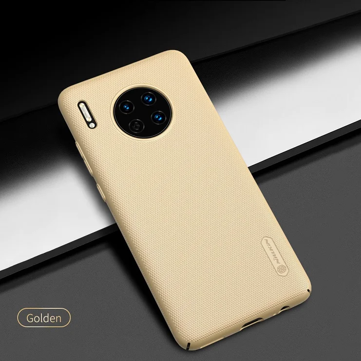 Champagne Gold Для huawei mate 30 Чехол 6,62 ''NILLKIN матовый PC матовый жесткий чехол для телефона подарок держатель для huawei mate 30 pro Чехол 6,53'' - Цвет: Champagne Gold