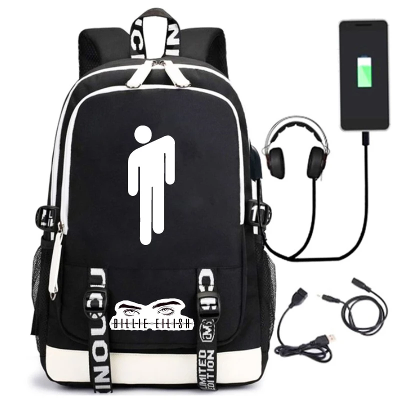 Best 2019 Luminous Backpack Teenagers Large school bags student usb laptop backpacks for boys children cool bookbag Knapsack mochila