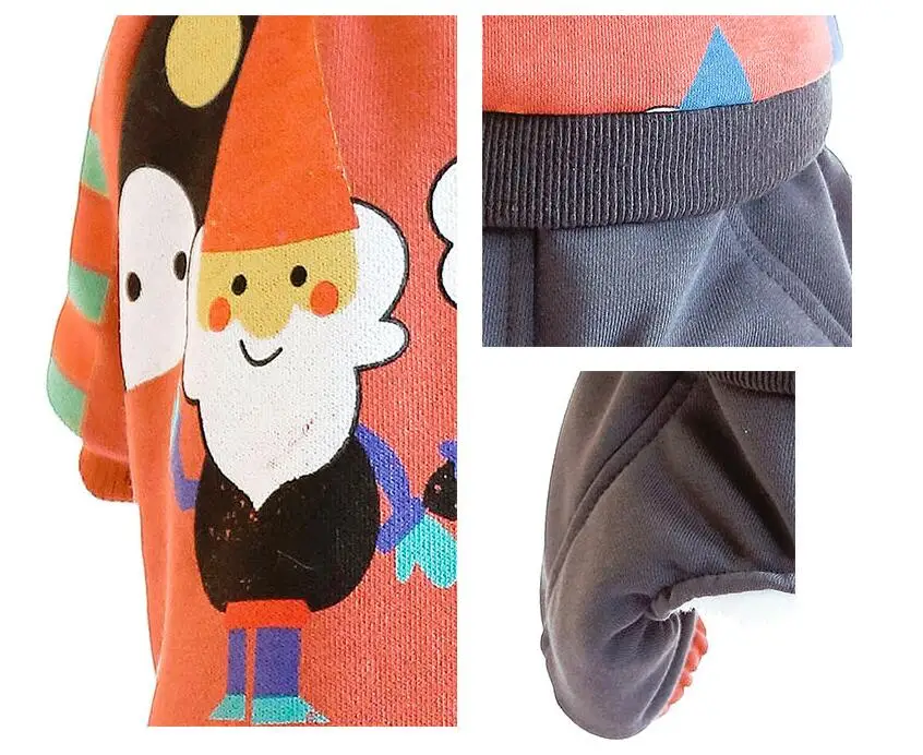 Grey Orange Colors S-xxl Sizes Clothes for Small Medium Dogs Autumn and Winter for Legs Pet Jumpsuits Dog Clothing Dog Jumpsuit