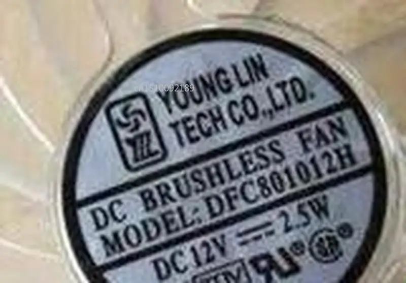 Для молодых LIN DFC801012H 8010 2,5 Вт 8 см 12 В 3 линии видеокарты шариковый вентилятор