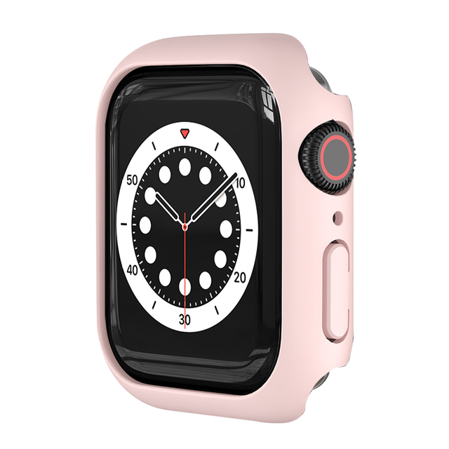 For Apple Watch Case 6 se 5 4 3 44mm 40mm 42mm 38mm Accessories PC Screen Protector bumper iWatch series 7 41mm 45mm Case