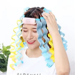 12pcs DIY Magic Hair Curler 30CM Heatless Hair Rollers Curlers Hairstyle Roller Sticks Wave Formers Curling Hair Styling Tools
