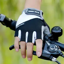 Велосипедные перчатки с обрезанными пальцами Фитнес тяжелая атлетика, Спорт противоскольжения на открытом воздухе летом Для мужчин и Для