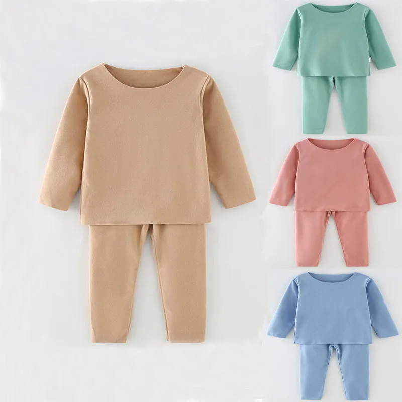 Set Biancheria Intima Termica Invernale Per Bambini, Unisex, Strato Base Caldo, Cotone E Poliestere, Taglia XL (110, 4-5 Anni)