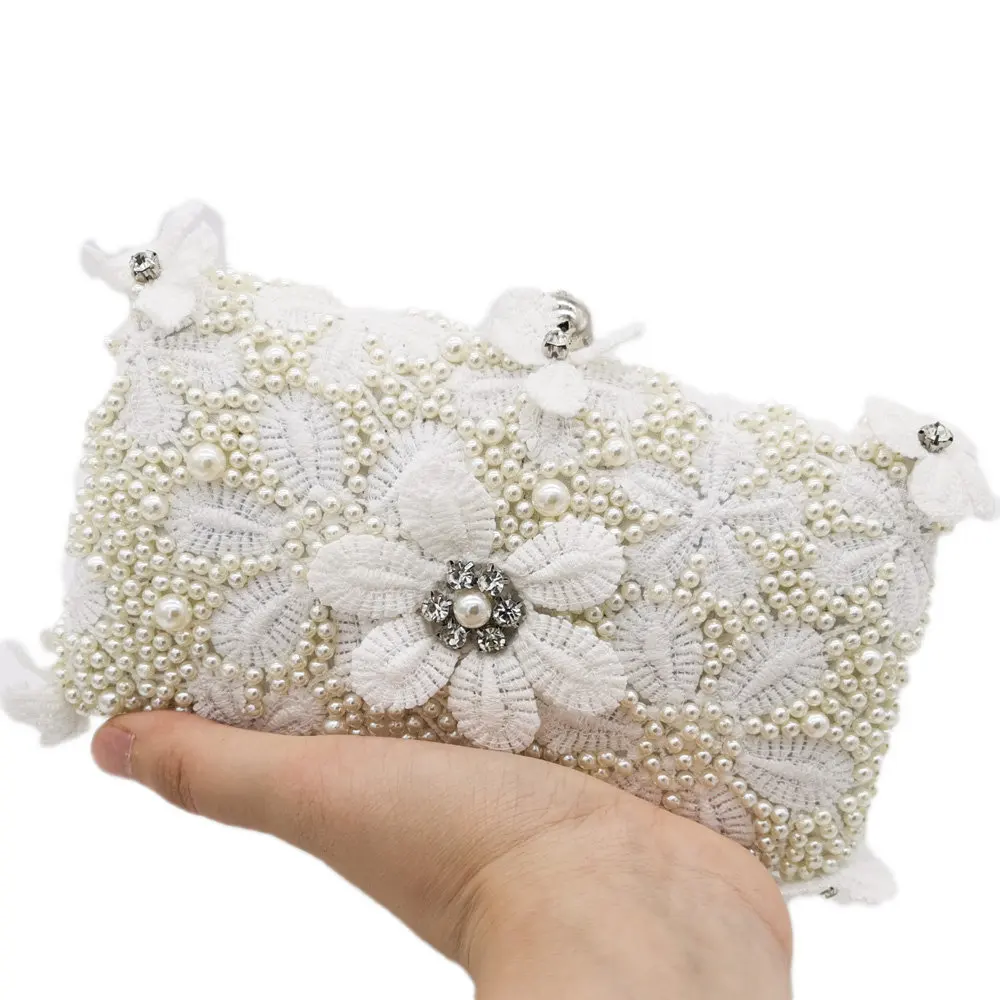 pearl bridal bag