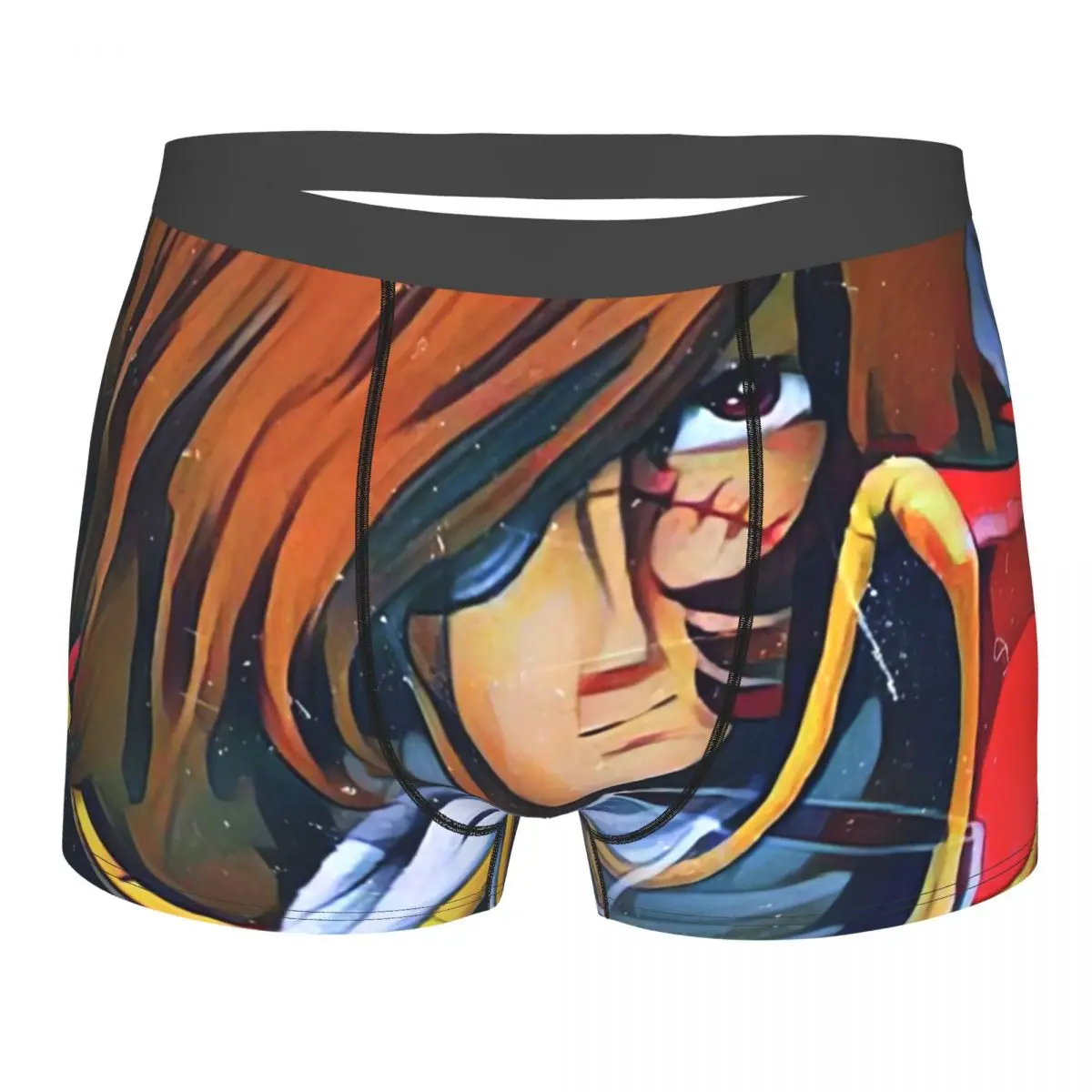 

Albator Underpants Breathbale Panties Male Underwear Print Shorts Boxer Briefs