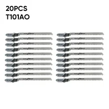 

20pcs Reciprocating Jigsaw Blade T101AO 3Inch 76mm HCS T-Shank Multi Jig Saw Blades For Bosch Wood Plastic Cutting Disc