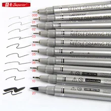 10 шт./компл. ручка Micron Наконечник иглы лайнер для рисования