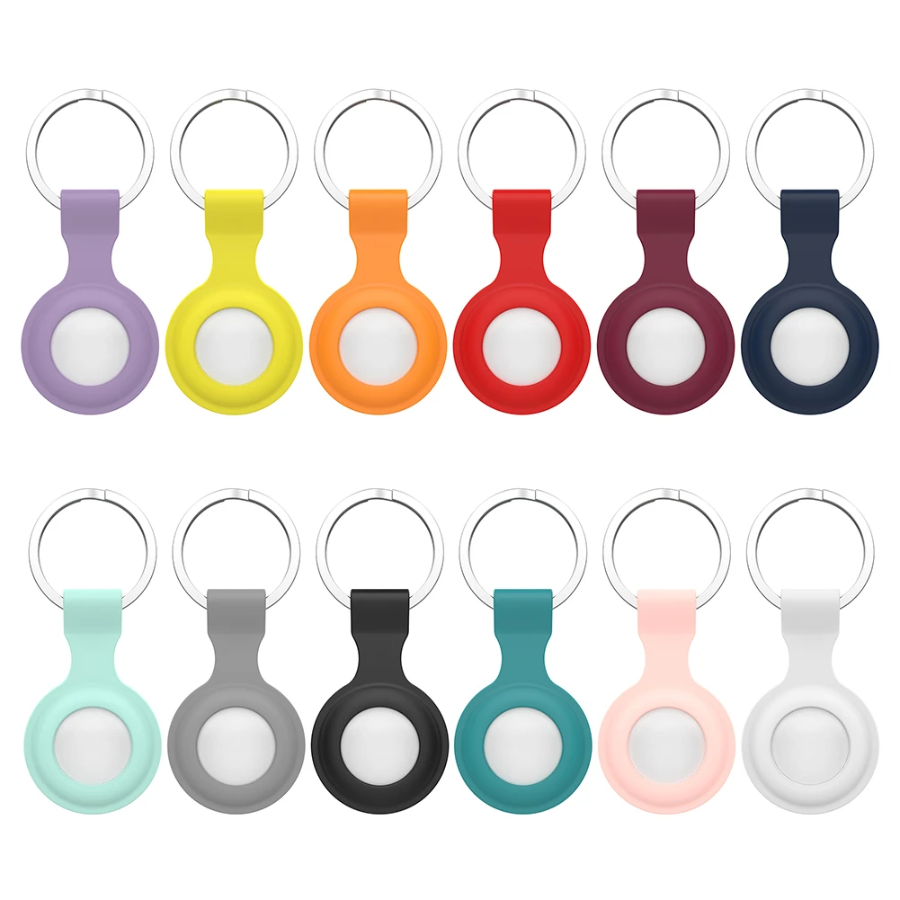 ring alarm wireless keypad 1pc Silicone Protective Case Keychain Skin Cover for Airtags Anti-Lost Device Accessories  Wireless Tracker Protector smart alarm keypad