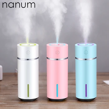 

New Aroma Essential Oil Diffuser Color Cup Humidifier Air Purifier LED Night Light USB Mini Fogger Car Air Freshener