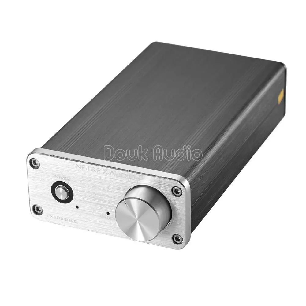 Douk аудио мини HiFi TPA3250 цифровой усилитель стерео аудио класса D Настольный усилитель мощности 70 Вт* 2 - Цвет: Серебристый