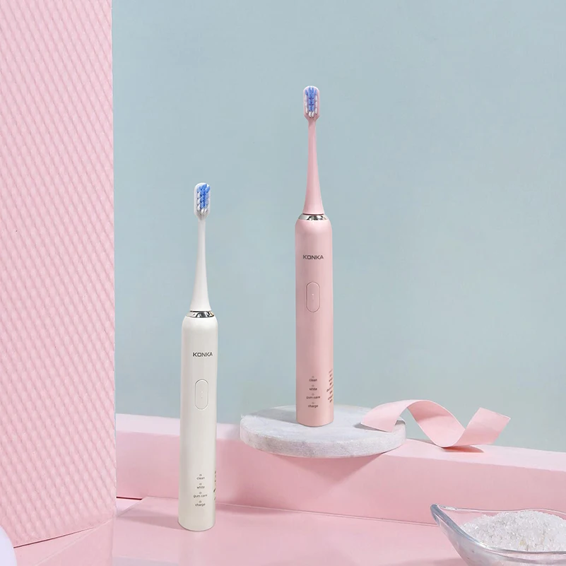 Электрическая зубная щетка KONKA Escova de dente USB smart Cepillo electrono dientes ультразвуковая Вибрация автоматическая зарядка