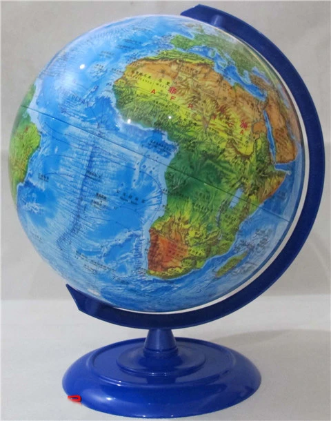 Globe terrestre lumineux antique dia 25cm