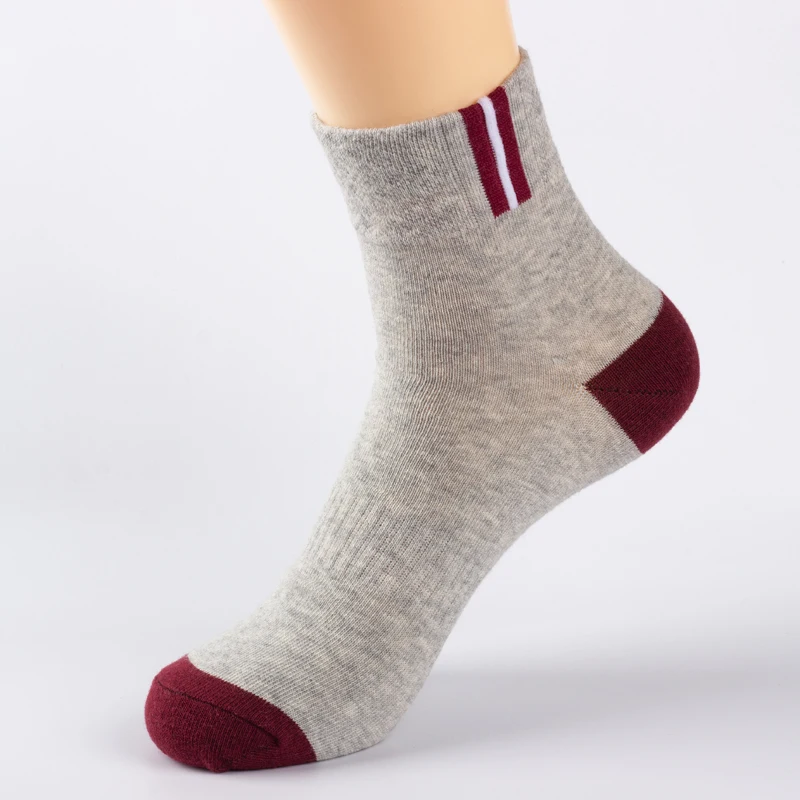 HSS-calcetines largos de algodón para hombre, medias deportivas de alta calidad, transpirables, para primavera y otoño, venta al por mayor, 10 par/lote