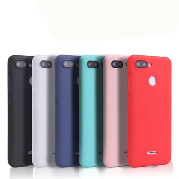 

Candy Color Case For Xiaomi Redmi 5 Plus 6 6A 7 7A 8 8A Redmi Go Matte Cover Redmi 7 A Silicone TPU Soft Back Cover Coque Fundas