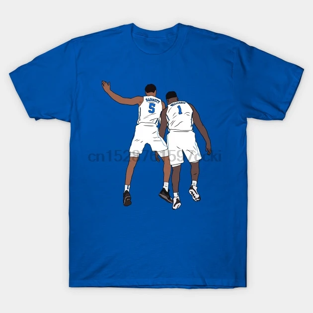 Мужская футболка RJ Barrett And Zion Williamson с принтом футболки Топ | одежда