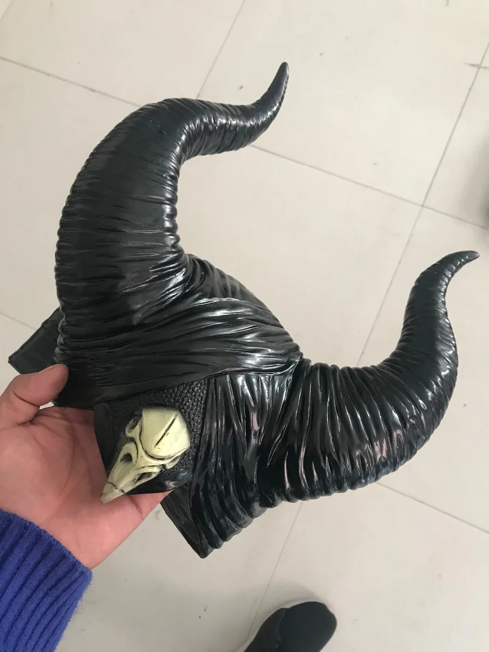 Maleficent рога маска крылья косплей реквизит головные уборы Черная Королева шлем кепки для взрослых/детей Крылья Ангела демона