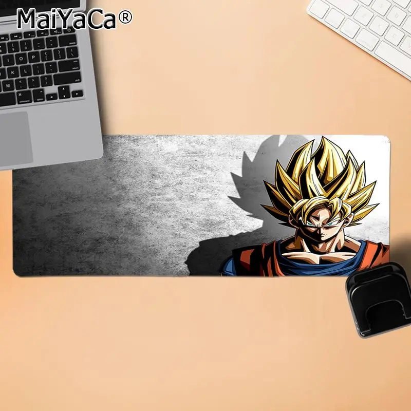 LockEdge 30X90cm MaiYaCa dragon ball Супер персонажи коврик для мыши геймерская игра коврики резиновые мыши Прочный Коврик для мыши на стол - Цвет: LockEdge 30X90cm